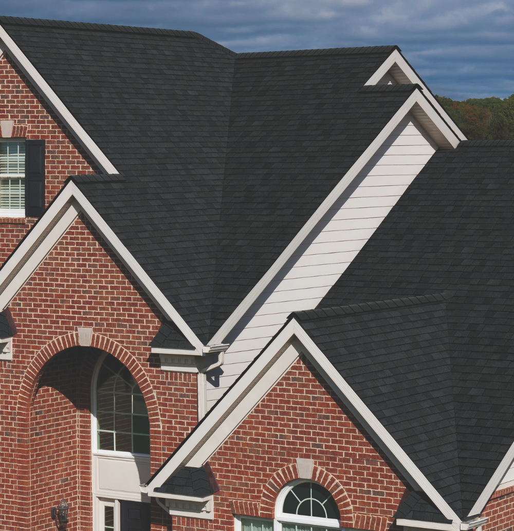 Owens Corning Onyx Black Shingle Sample